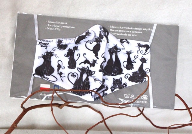 75a. Maska Carmani Crazy Cats   IC = 4 eur