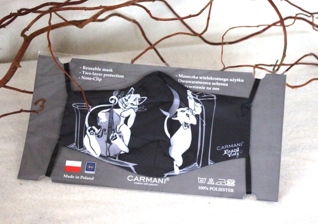 75d. Maska Carmani Crazy Cats   IC = 4 eur
