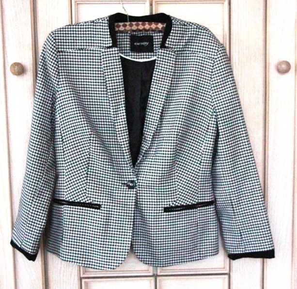 224a. Pepita blazer Orsay, 40    IC = 8 eur