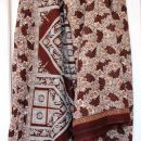 13. Indijsko blago dimenzij za sari, cca 110 x 480 cm, Cena: 10 eur ( + 2 eur poštnina ).