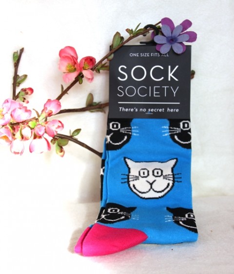 23c. Mačkaste nogavice Happy Socks, one size   IC = 5 eur