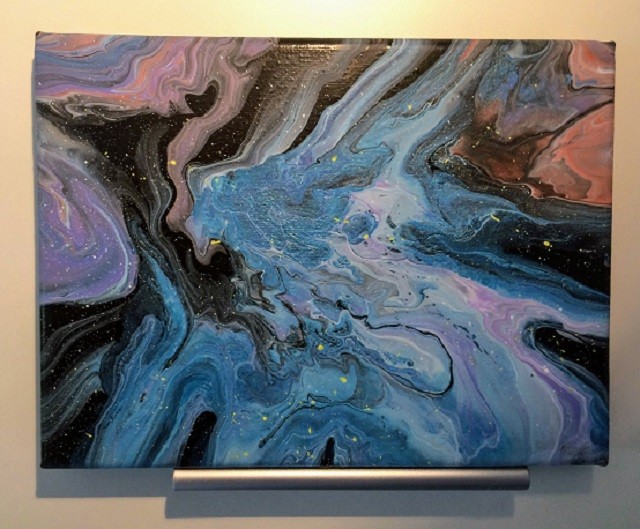 79c. Akril na platnu, 18 x 24 cm    IC = 8 eur