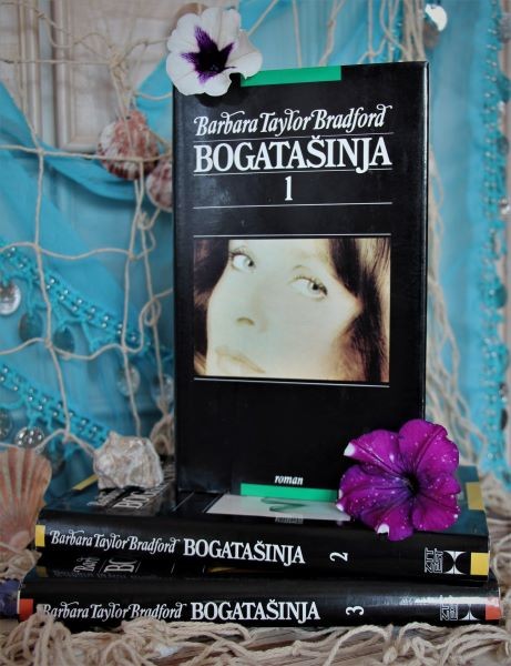 13. BOGATAŠINJA, B.Taylor Bradford, trilogija    IC = 6 eur