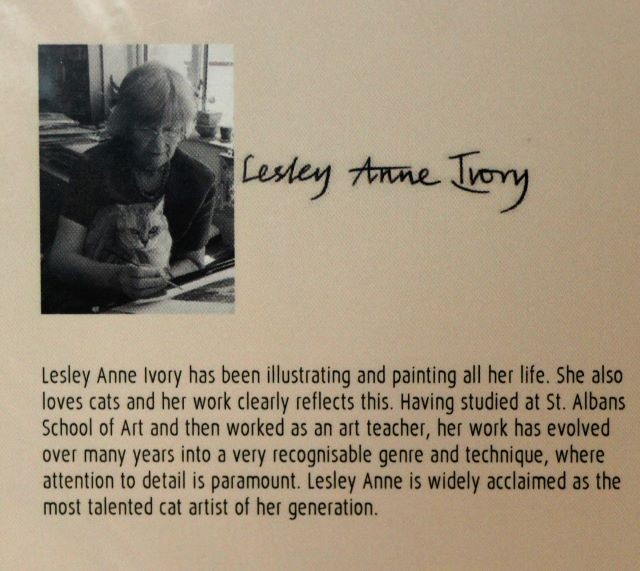 1c-f. Voščilnice Leslie Ann Ivory, s kuvertami, detajli z originalnih slik