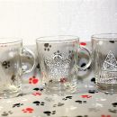94b. Set treh kozarcev z avtorskim motivim Steklarna Hrastnik  IC = 7 eur