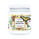 174a. LUXI Candle - Dreamy Meadows, dišava črno grozdje  IC = 3 eur