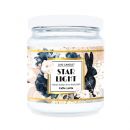 174b. LUXI Candle - Star Light, dišava caffe latte  IC = 3 eur