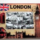 179. Steklen stoječi okvir  London za sliko 10 x 15 cm (okvir  22 x 17 cm) Ic = 3 eur