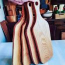 202a,b,c. Paddle board servirne deske, masivni hrast   ICa,b,c, = 7 eur