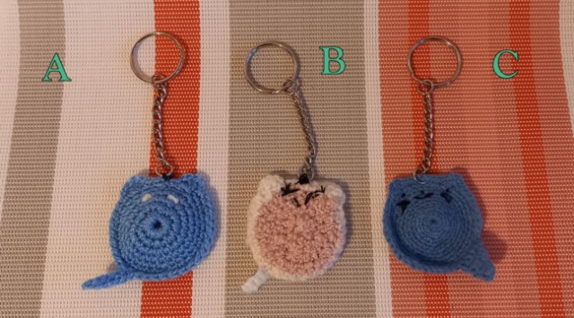 81. Mačkasti obeski, kvačkani   ICa,b,c = 1 eur