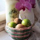 131a. Ročno pletena košarica z veganskimi pirhi   IC = 5 eur