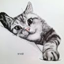 72d. Začasni tattoo tigrasta muca   IC = 4 eur