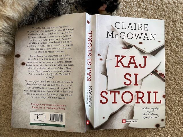 82d. KAJ SI STORIL, Claire McGowan   IC = 4 eur