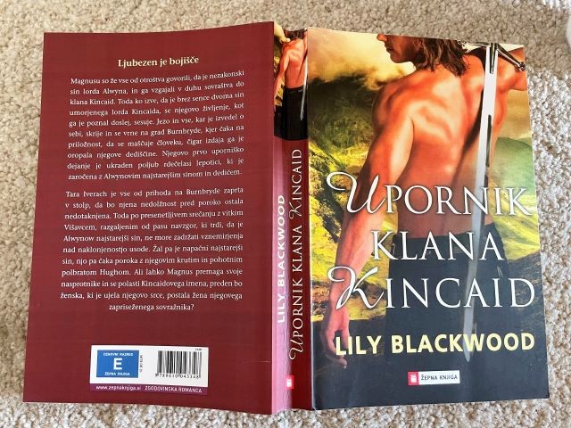 74c. UPORNIK KLANA KINCAID, Lily Blackwood   IC = 4 eur