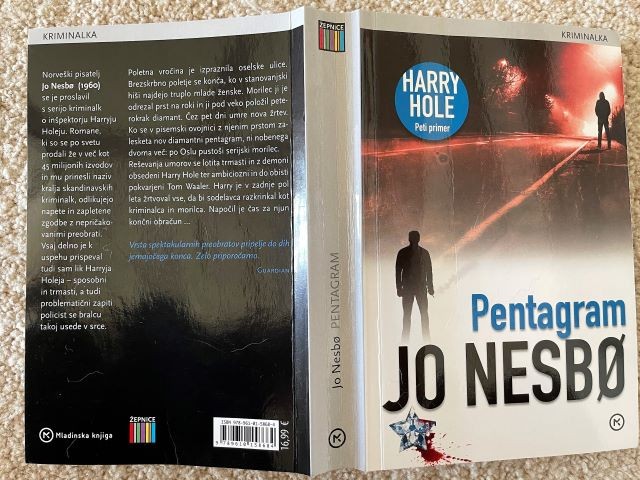 102. PENTAGRAM, Jo Nesbo   IC = 4 eur