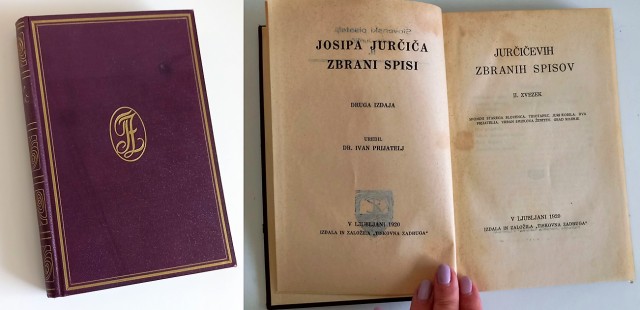28. Josip JUrčič, Zbrani spisi, 2. zvezek, 1920   IC = 6 eur