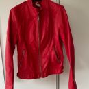 104. Rdeča ženska jakna, imitacija usnja, XL   IC = 6 eur