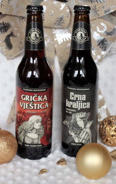 136. Temno pivo Grička vještica in Crna kraljica  IC = 3 eur