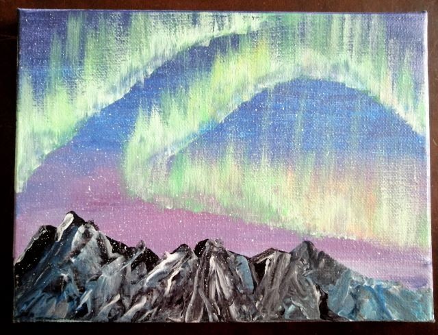 198a. Slika na platnu, 18 x 24 cm   IC = 5 eur
