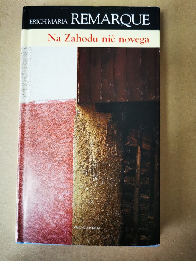 56f. NA ZAHODU NIČ NOVEGA, Erich Maria Remarque   C = 3 eur