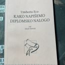 72. Umberto Eco: Kako napišemo diplomsko nalogo   IC = 3 eur