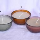 50a,b,c. Homemade sveče v steklenih skodelicah, 10 cm   ICa,b,c = 2 eur