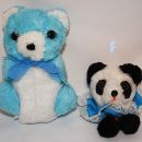 114e,f. Medvedek 12 cm (e), panda 7 cm (f)   ICe = 2 eur, f = 1 eur