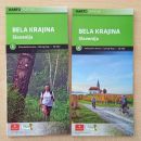 87. Dve karti Bele Krajine, pohodniška in kolesarska  IC = 2 eur