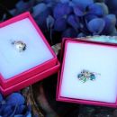5d. Prstan (L) in obesek s Swarovski Elements   IC = 5 eur