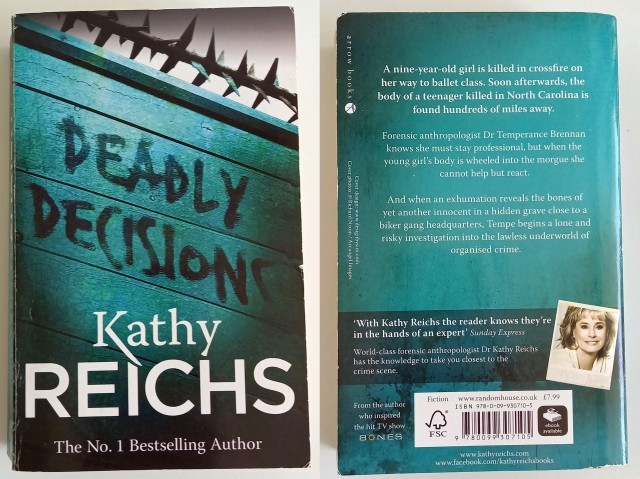 24b. Kathy Reichs: Deadly Decisions  IC = 5 eur