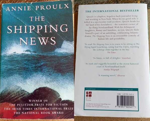 20e. Annie Proulx: The Shipping News  IC = 4 eur