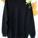 87b. Črn pulover, 50 , volna-akril (50-50)   IC = 3 eur