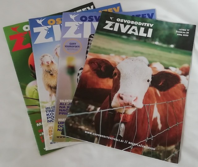 23b. Komplet 4-ih revij Osvoboditev živali IC = 1 eur