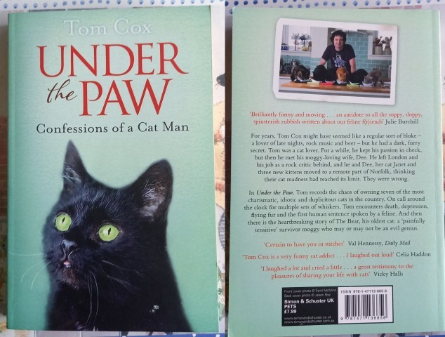 32. Tom Cox: Under the Paw   IC = 6 eur