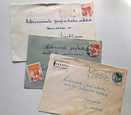 59a. Tri stare kuverte z žigi   IC = 5 eur