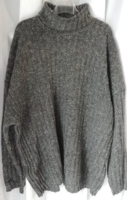 184b. Debelejši meliran pulover, L-XL  IC = 4 eur