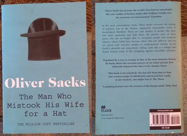 42b. Oliver Sacks: The Man Who Mistook His Wife for a Hat  IC = 6 eur