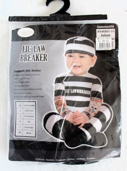 53. Pustni kostum Lil' Law Breaker   IC = 4 eur