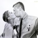 Poročni portret- poljub
