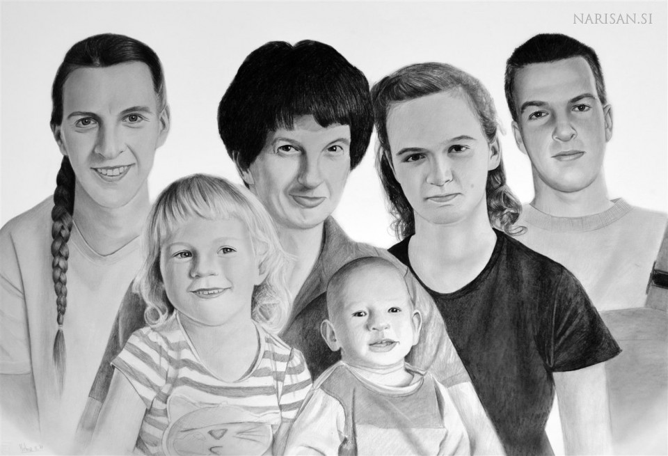 Družinski portret - foto povečava
