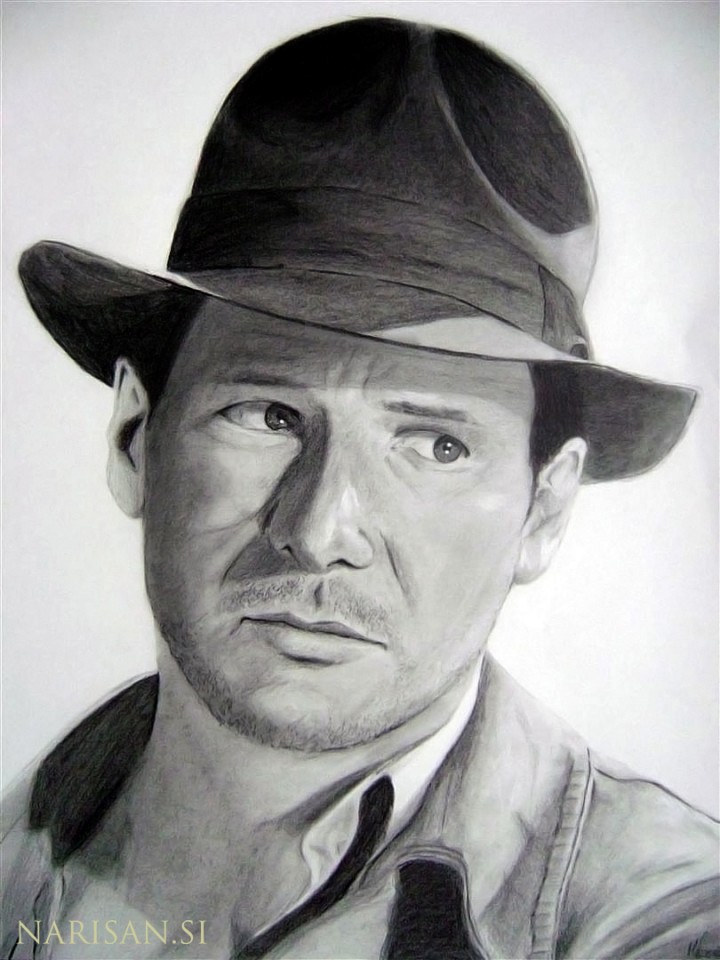 Indiana Jones - Harrison Ford - portret