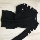 pulover z odprtimi rokavi