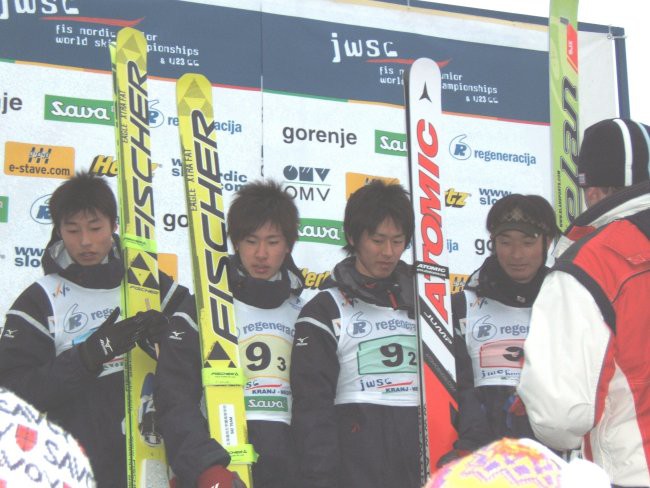 Bronasti Japonci: Naoya Toyama, Juhei Sasaki, Shohei Tochimoto in Kenshiro Ito