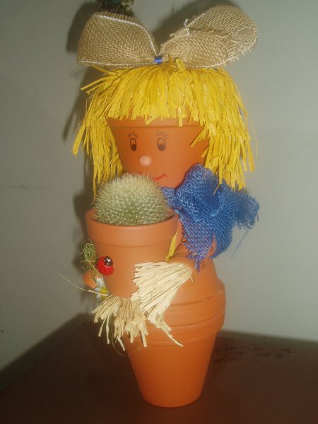 punčka s kaktusom