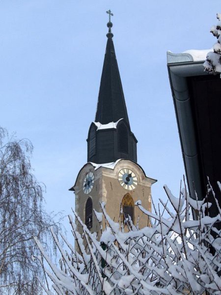 Zvonik cerkve na Gorci.