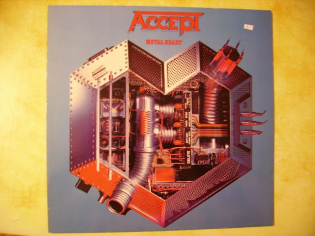 Accept - Metal Heart LP (1985, RGA Records) - front