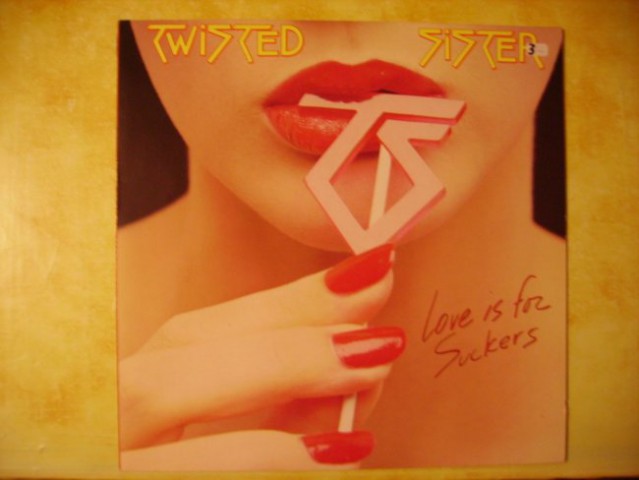 Twisted Sister - Love is for Suckers LP (1987, Atlantic) - front