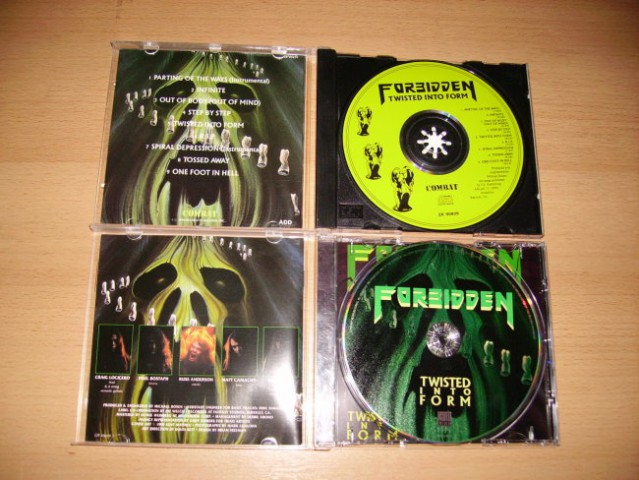Forbidden - Twisted into Form  '90 Combat + '99 Century Media