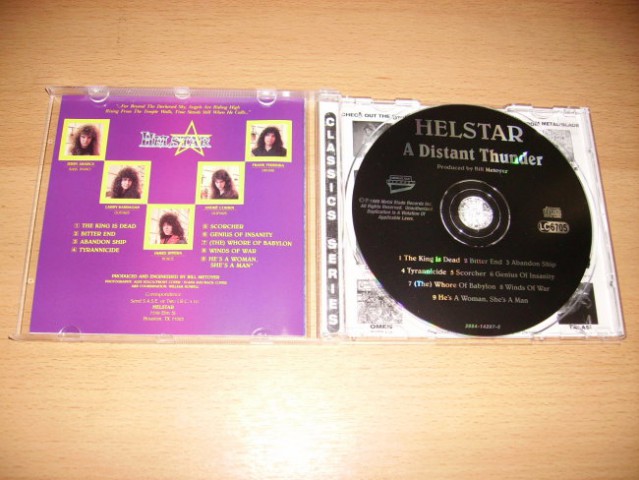 Helstar - A Distant Thunder (1988) numbered  '96 Metal Blade