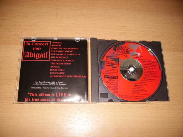 King Diamond - Abigail - In Concert 1987 '91 Roadrunner